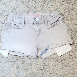 Children's Place Girls Grey Denim Shorts